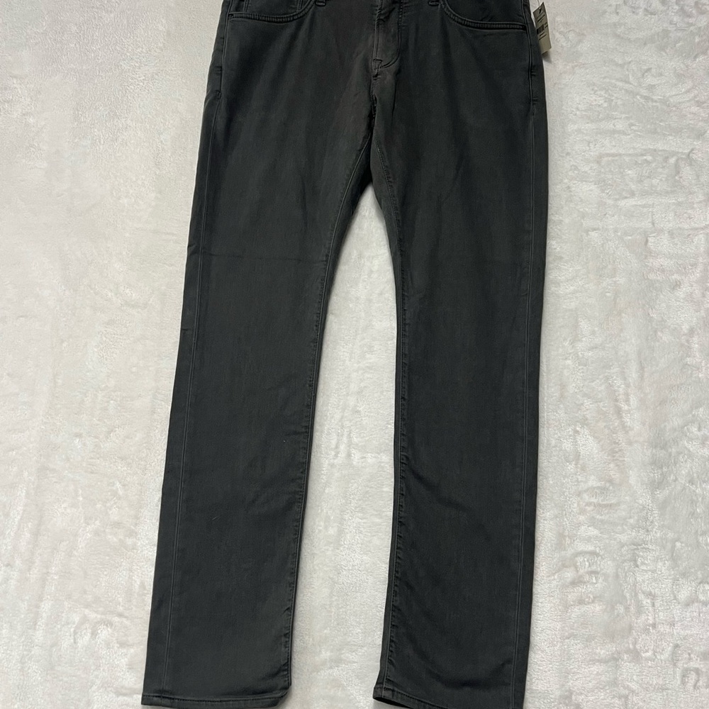 John Varvatos Bowery Slim Straight Fit Jeans Shark Gray Mens Size 33x33 NWT